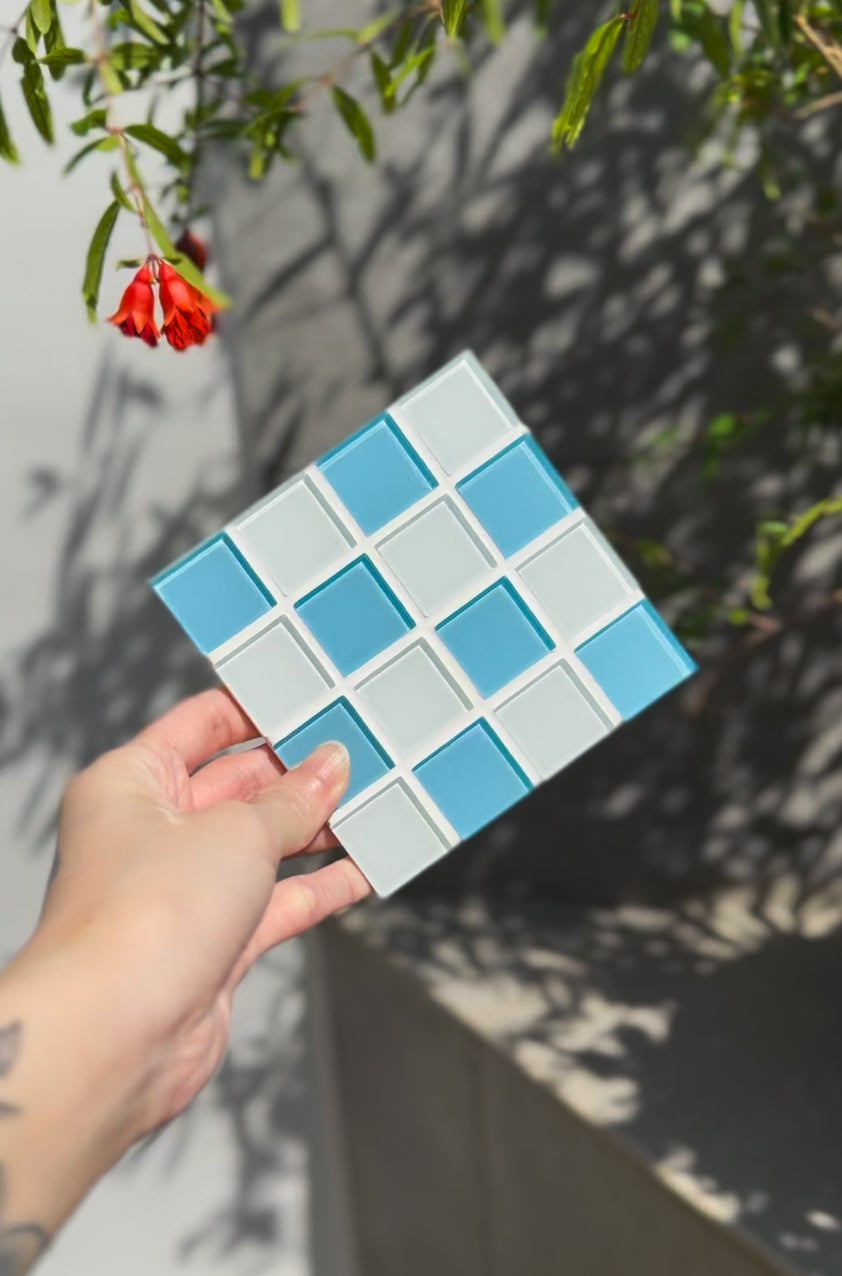Glass coasters