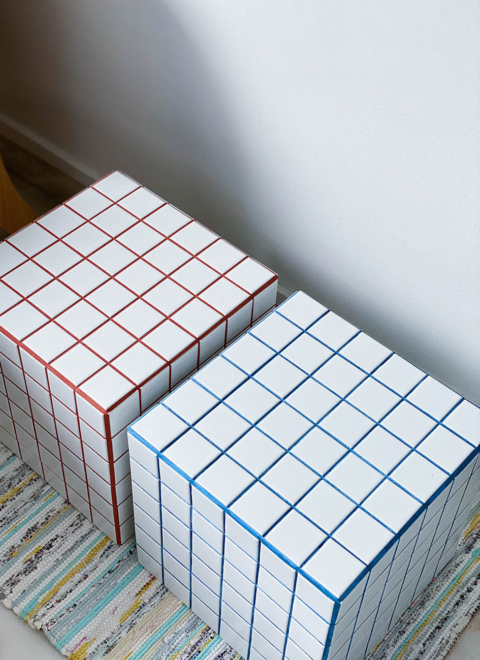 Cube side table